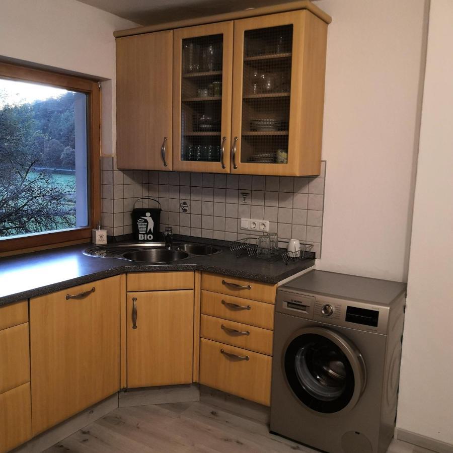 Ferienhaus Am Bach Mit Grossem Garten Deuerling エクステリア 写真